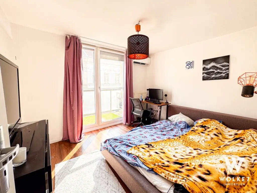 Helle 3-Zimmer-Wohnung mit gr. Terrasse nahe Naschmarkt | Klima | 3 Gehminuten U4 Pilgramgasse