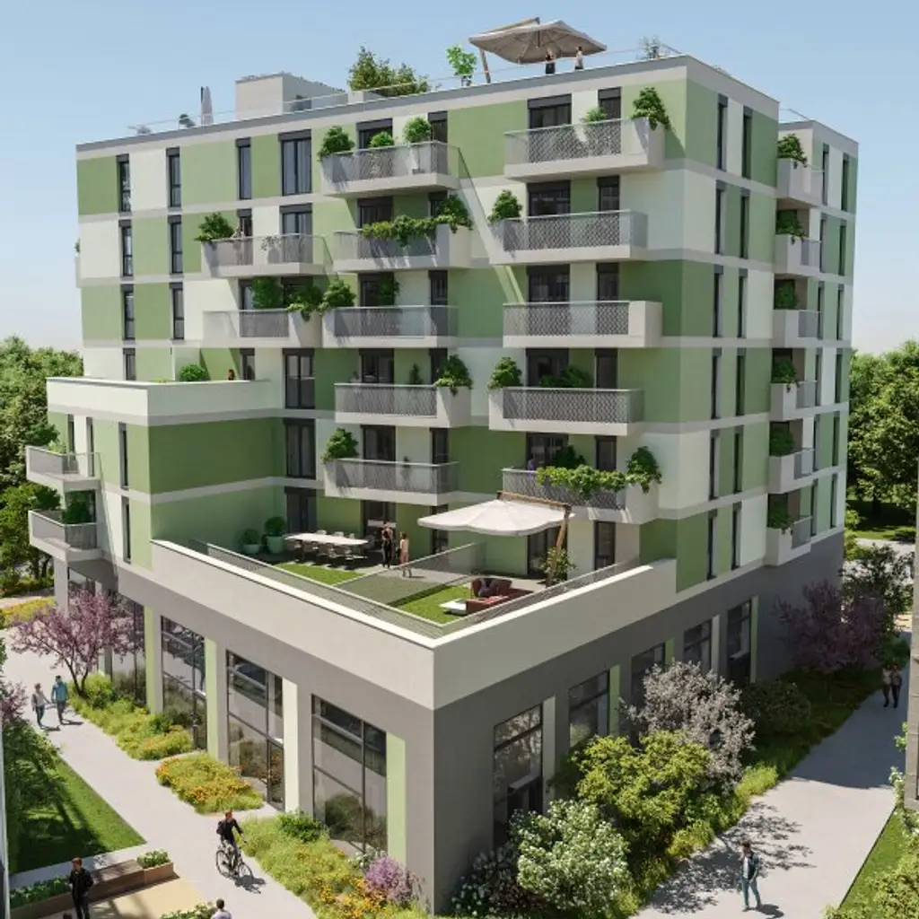 Der Beste Platz im Viertel - An der Schanze 25 - Begehrtes Wohnprojekt nahe Obere Alte Donau - Auf Eigengrund