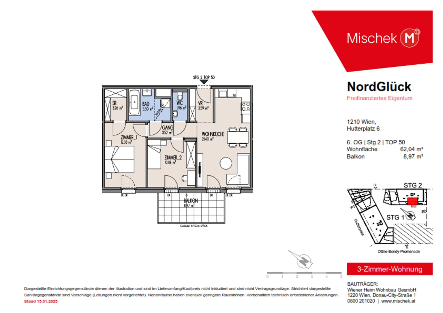 Ihr neues Zuhause im Grünen: Neubau-2-Zimmer-Wohnung mit Balkon!