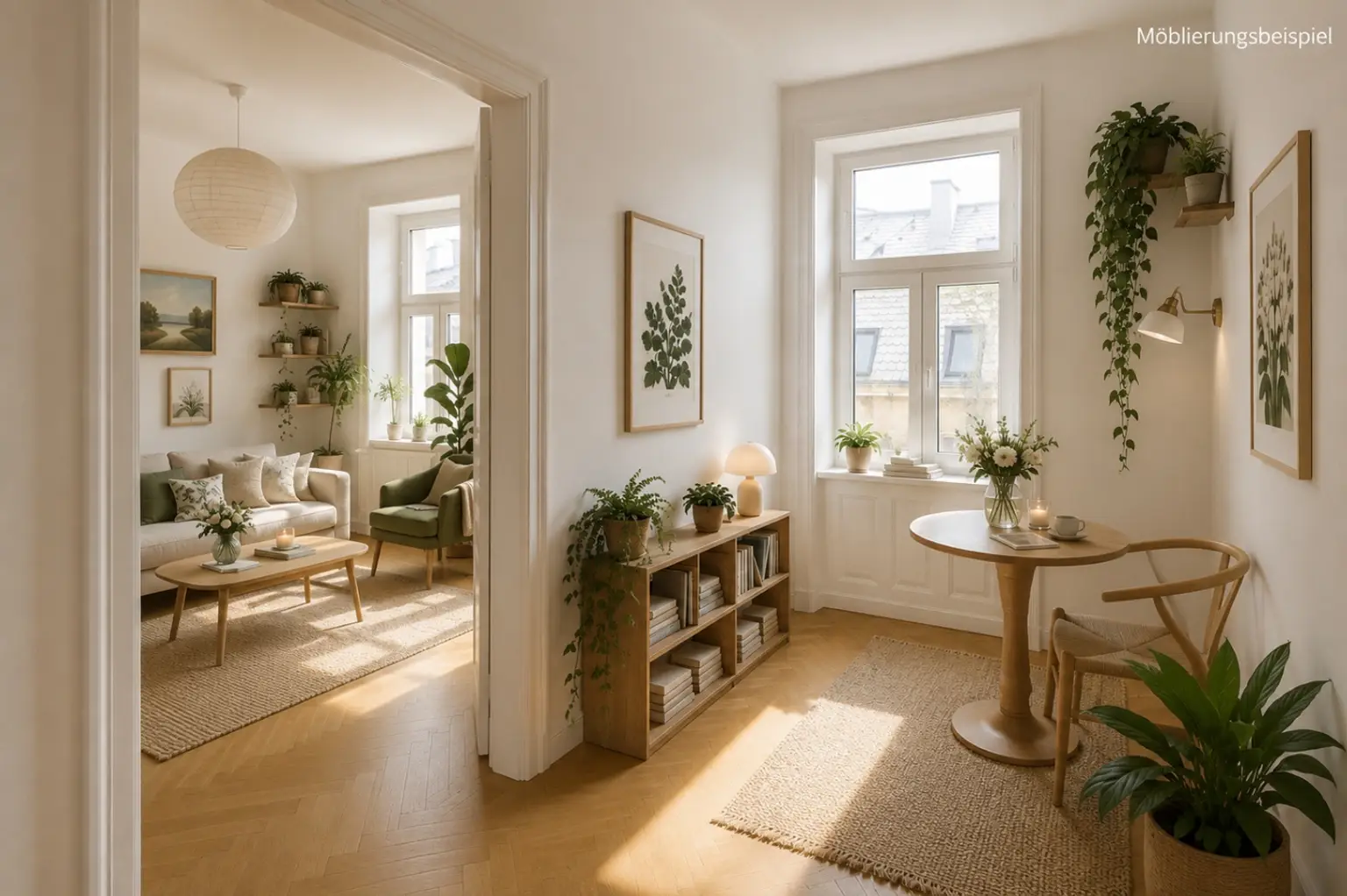 Zimmer 2 möbliert sa