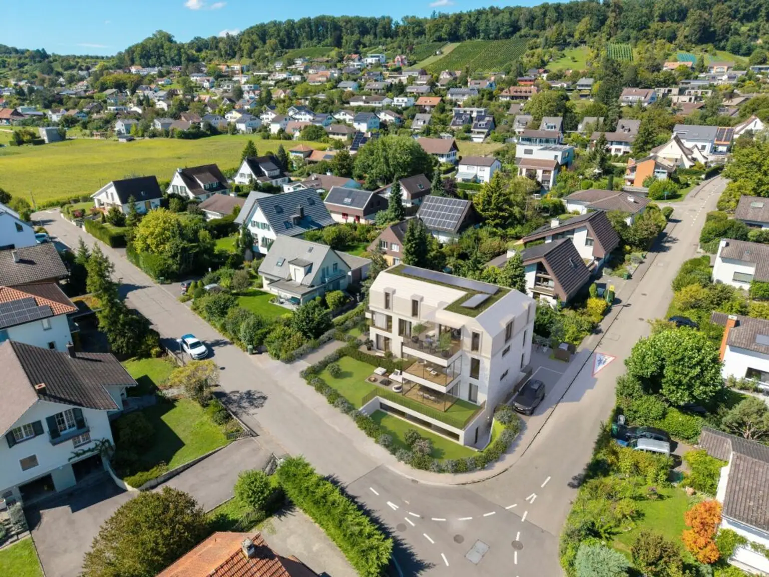 "Luxeriöse Attikawohnung 3.5-Zimmer mit architektonischer Eleganz und exklusiver Dachterrasse"