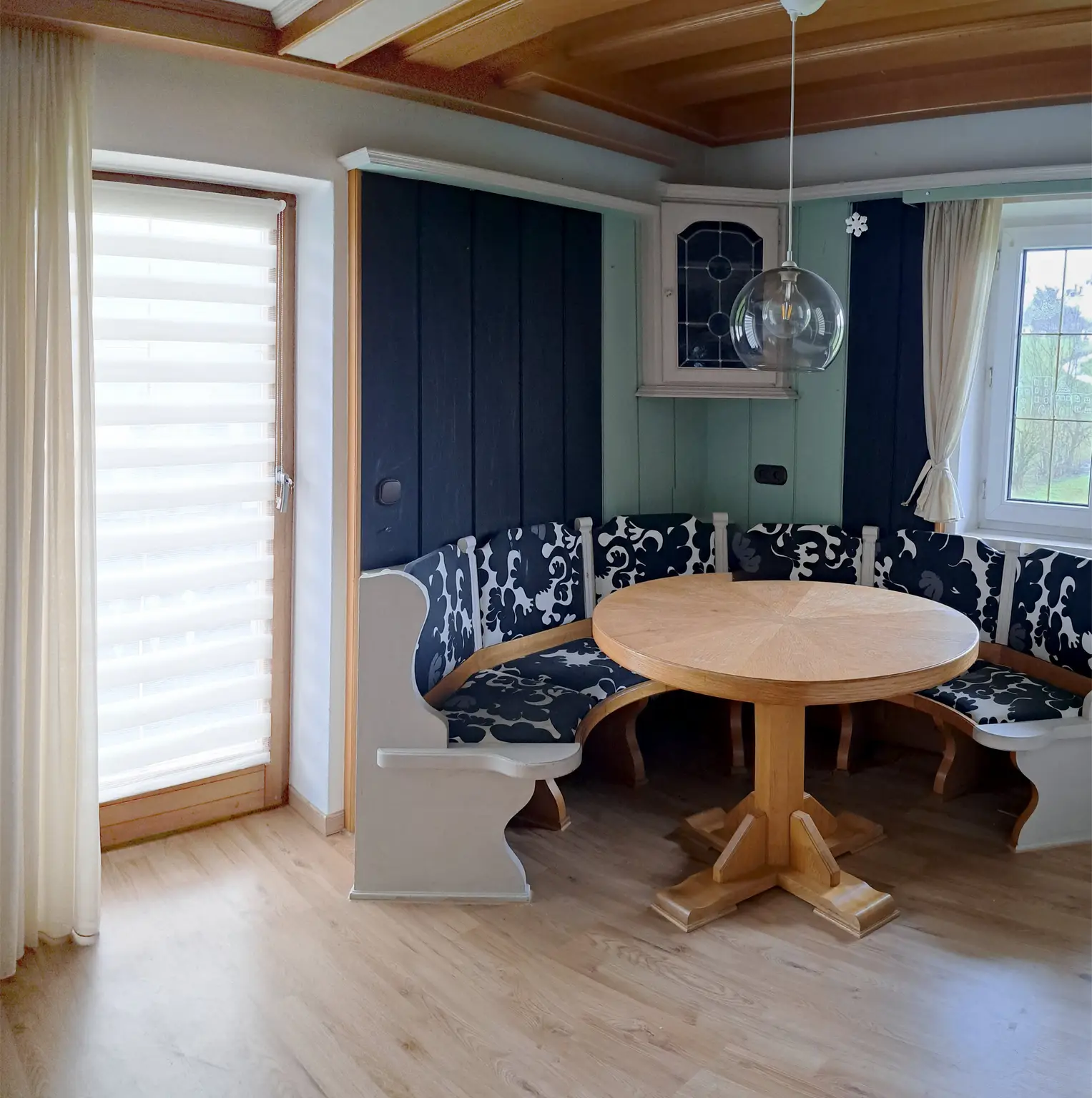 Eine Wohnung mit Garten, zwischen Strobl und Bad Ischl.