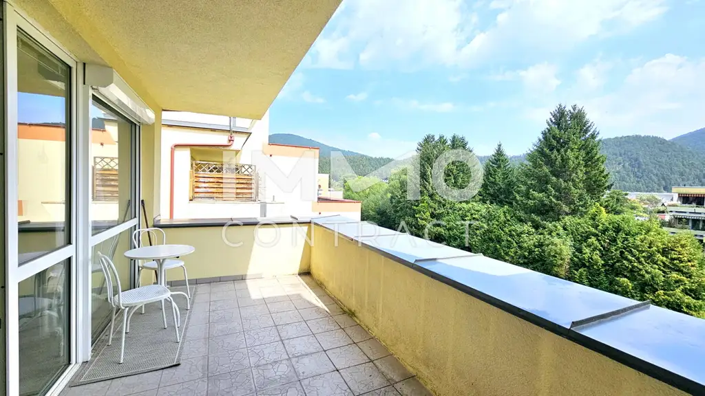 Charmante 3-Zimmer-Wohnung mit großer Terrasse in ruhiger Lage mit Grünblick in Pernitz