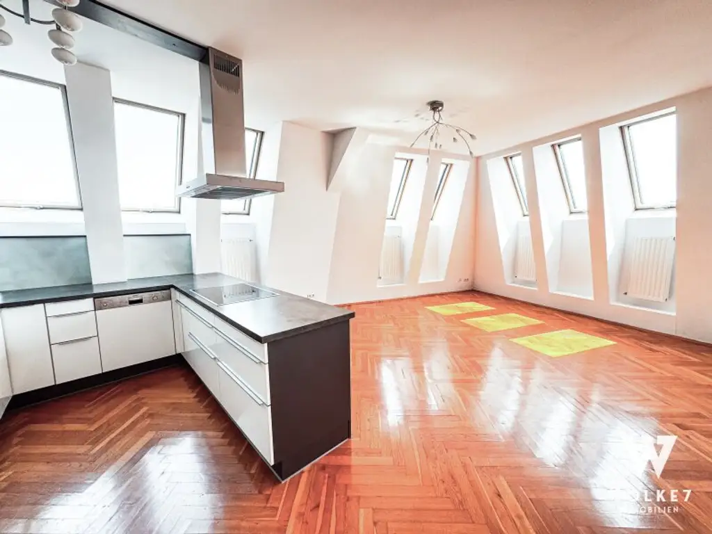 Dachterrassenwohnung mit 360° Panorama | 63m² Dachterasse | Am Spitz