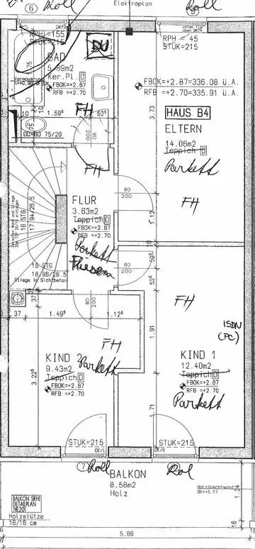 Grundriss - Obergeschoss