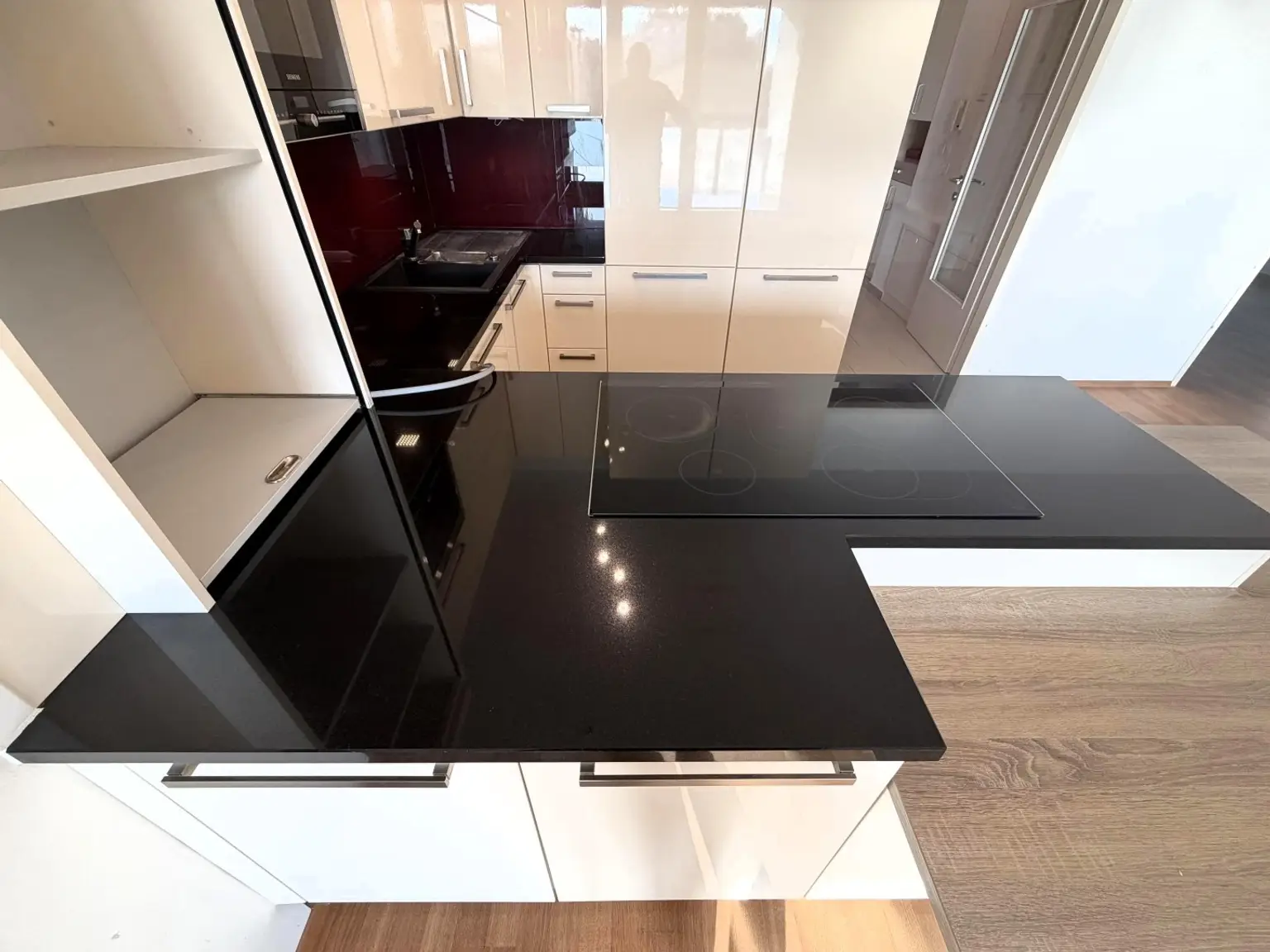 Wohn- / Essküche / Detail-Arbeitsplatte