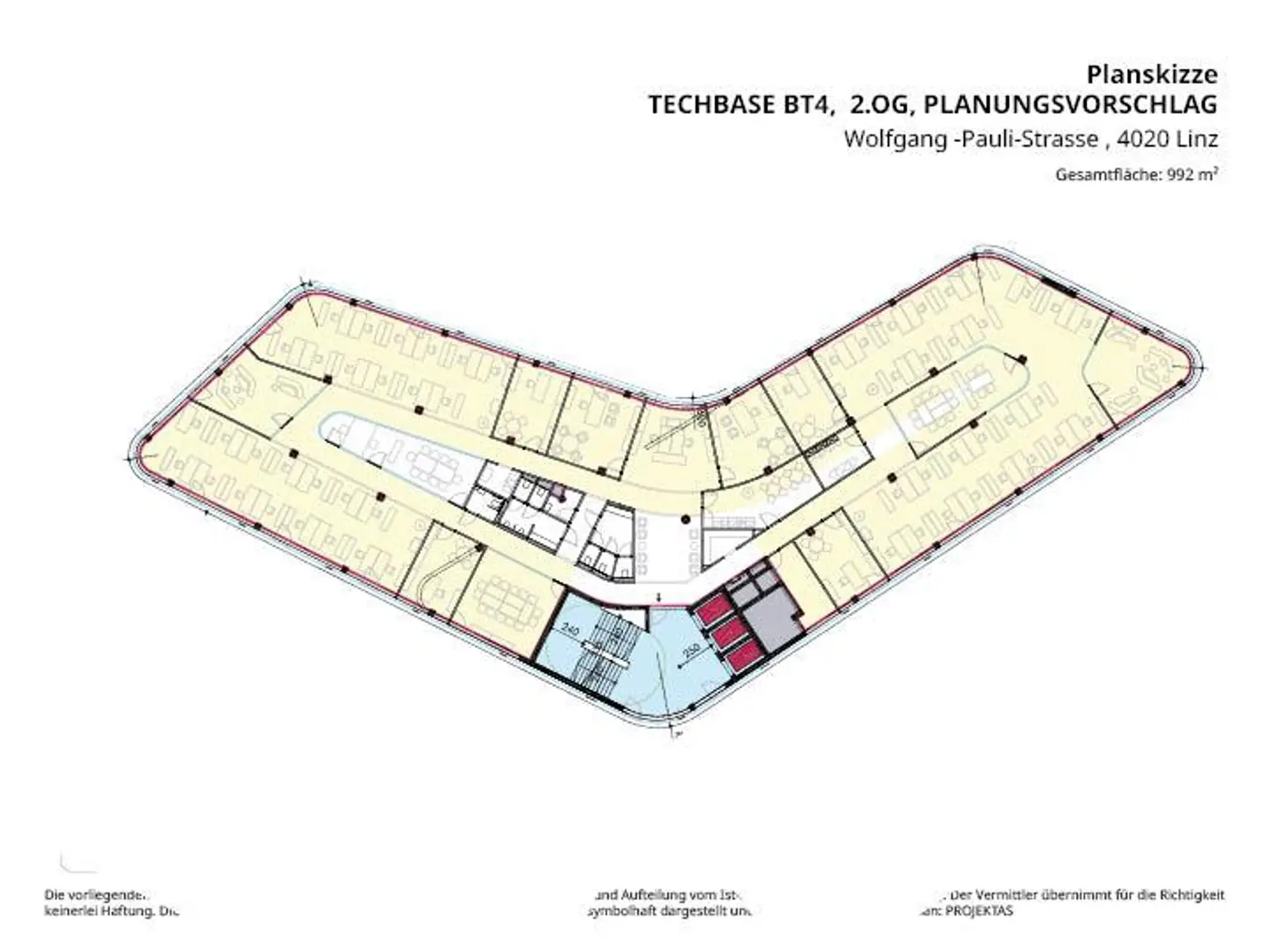 Büro mit 2000 M² in der Techbase Linz - Business Campus der Zukunft