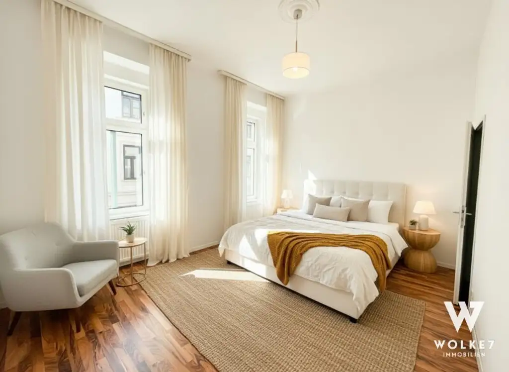 Sonnige Altbauwohnung nahe Mariahilfer Straße – perfekt als WG oder großzügiges Zuhause