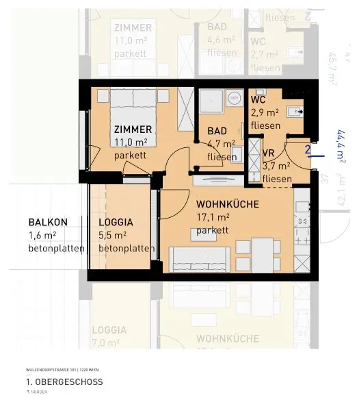 PROVISIONSFREI - Aspern Flats 101 - Ihr Traum vom Eigenheim im Grünen