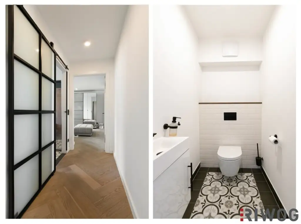Altbau-Chic im Dachgeschoss | 3-Zimmer Balkonwohnung mit Klimaanlage und Fußbodenheizung