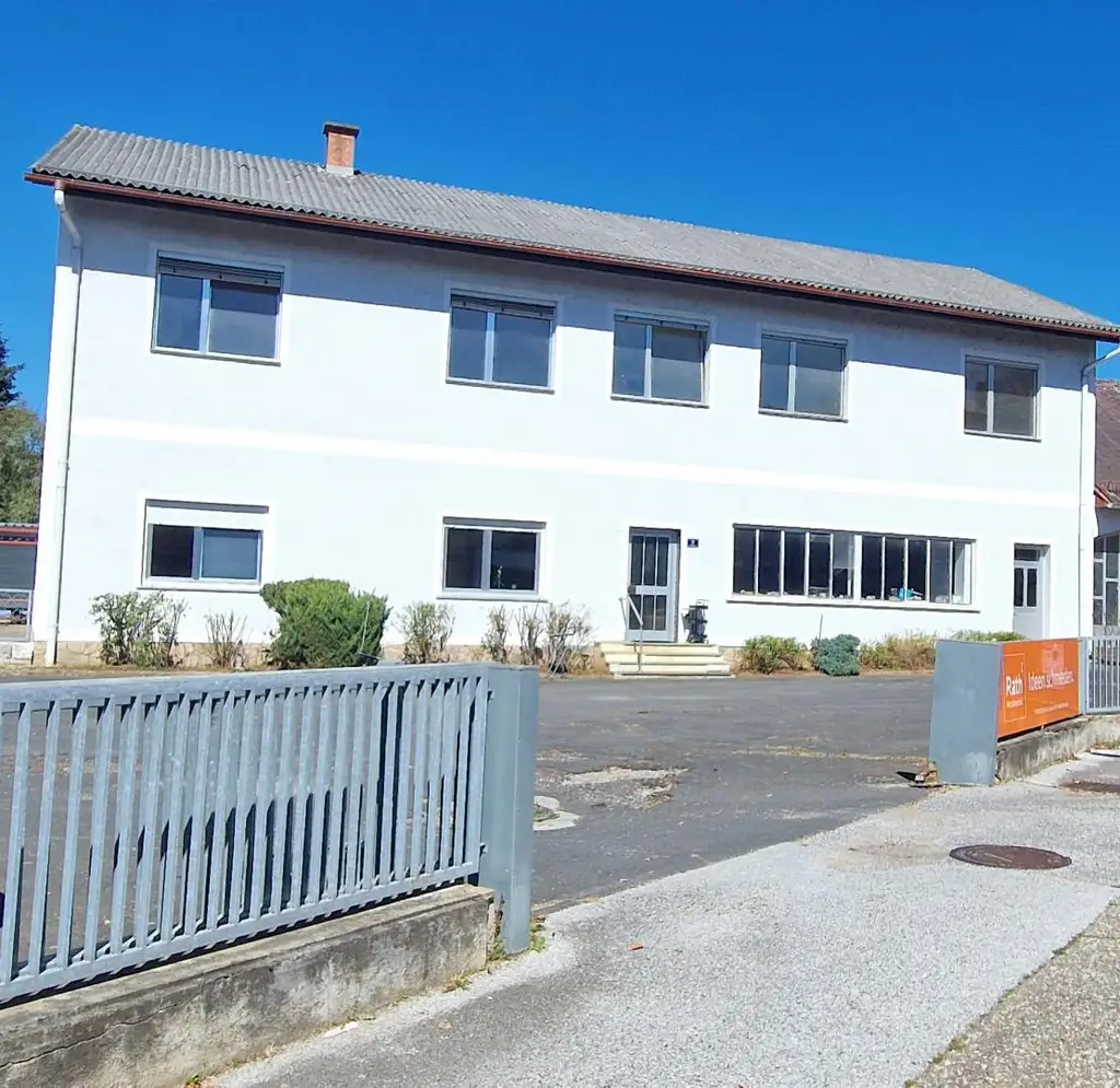 Betriebsbereites Objekt mit Produktionshalle, Werkstätten, Lagerräume und Büros. Flexible Nutzung, in Rudersdorf Nähe Fürstenfeld