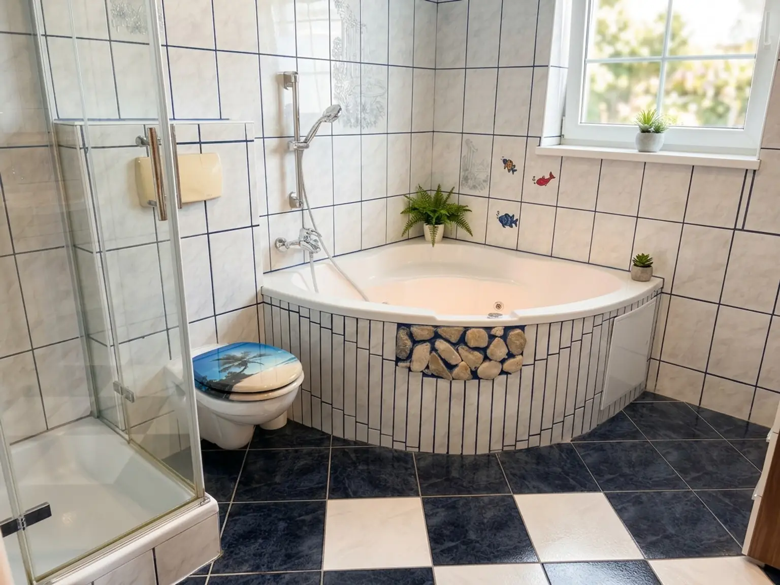 Bad und WC im OG