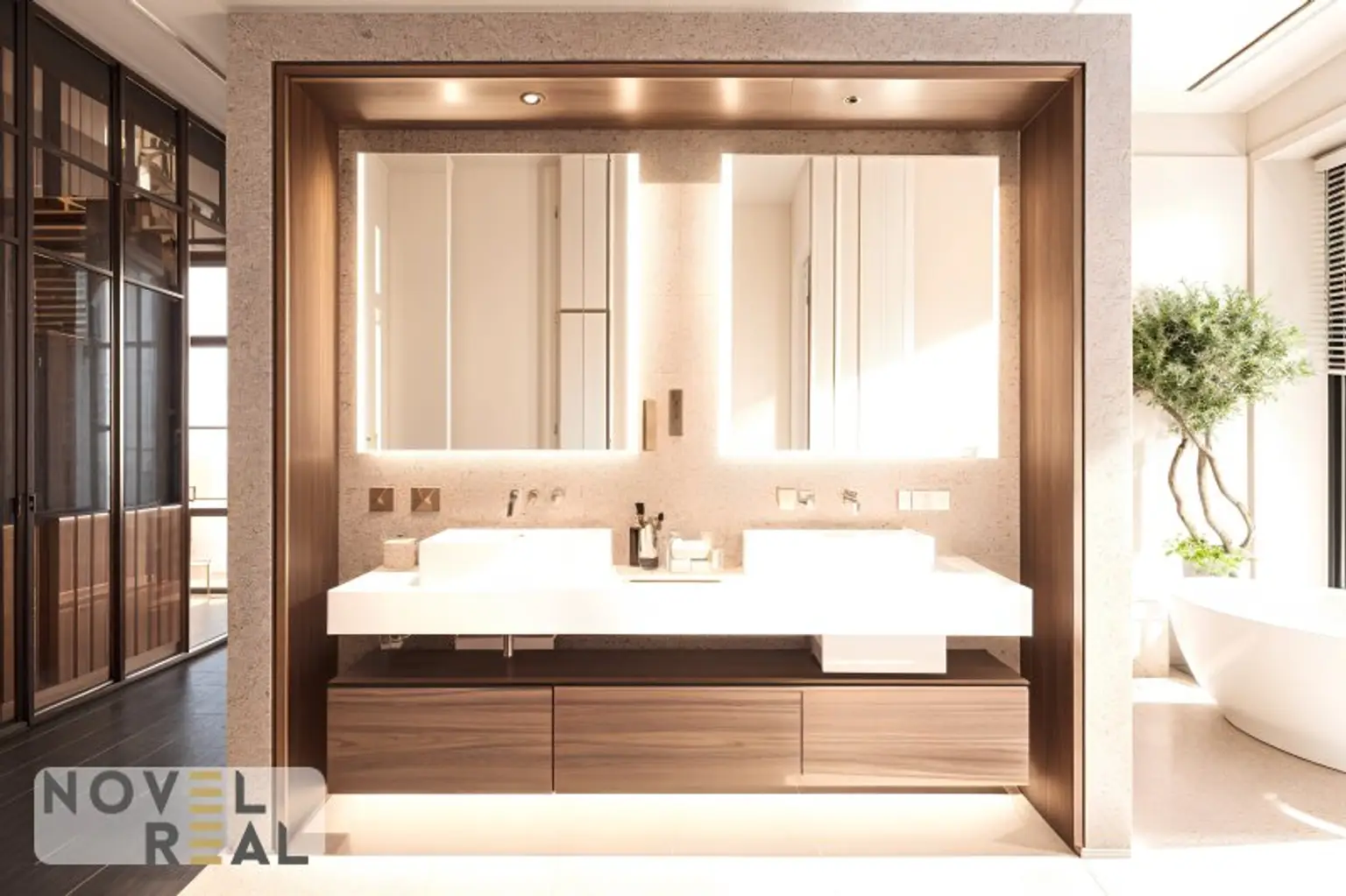 „Grand Suite“ – Wo Luxus auf Wohnträume trifft – mit eigenem Outdoorpool! Villa "Elida 9"- Luxus in Donau-Nobellage auf 2 Ebenen!