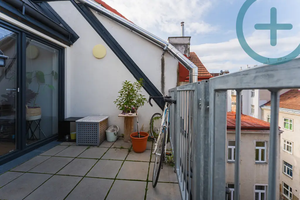 Moderne 3-Zimmer-Wohnung inklusive Dachterrasse | befristet vermietet