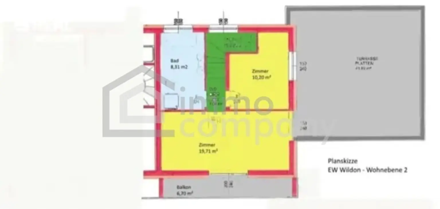 Exklusives Penthouse mit 3 Terrassen und 2 Stellplätzen in Wildon - Luxuriöses Wohnen im Grünen für 349.000,00 €!