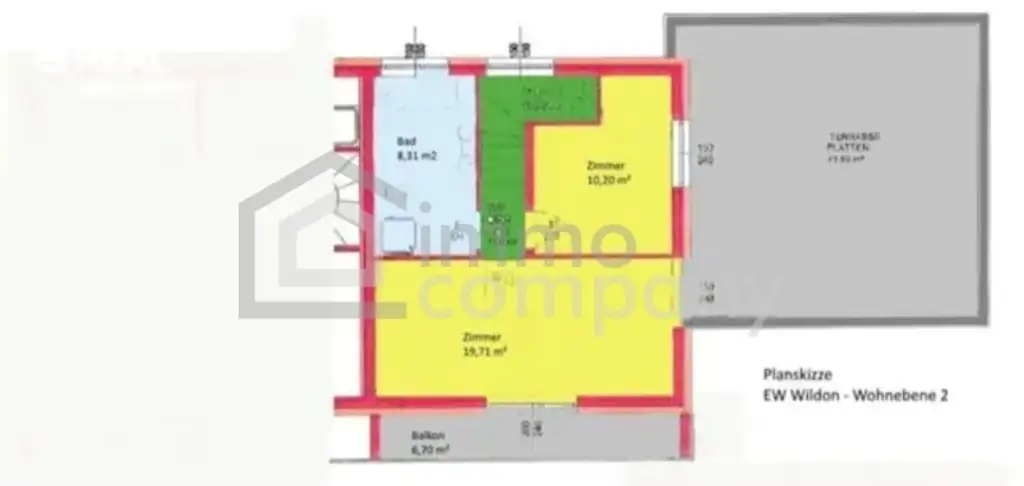 Exklusives Penthouse mit 3 Terrassen und 2 Stellplätzen in Wildon - Luxuriöses Wohnen im Grünen für 349.000,00 €!