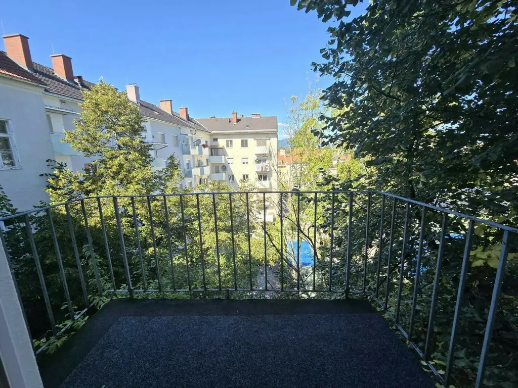Geräumige 3-Zimmerwohnung mit Balkon - Eggenberg!