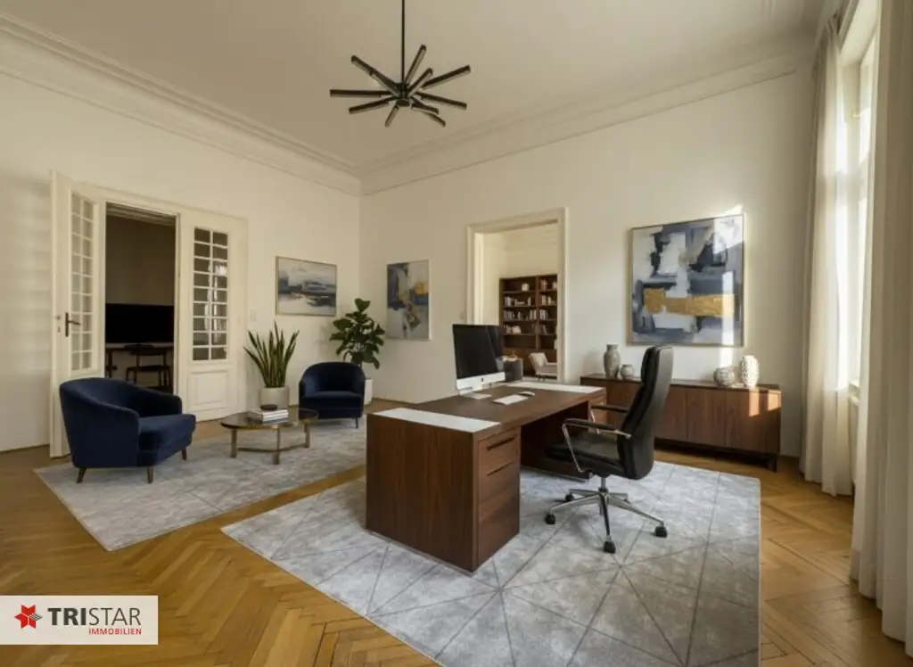 TOP:::REPRÄSENTATIVES ALTBAUBÜRO – HOCHWERTIG, SEHR GUTER GRUNDRISS, TOP LAGE - Miete in 1010 Wien:::