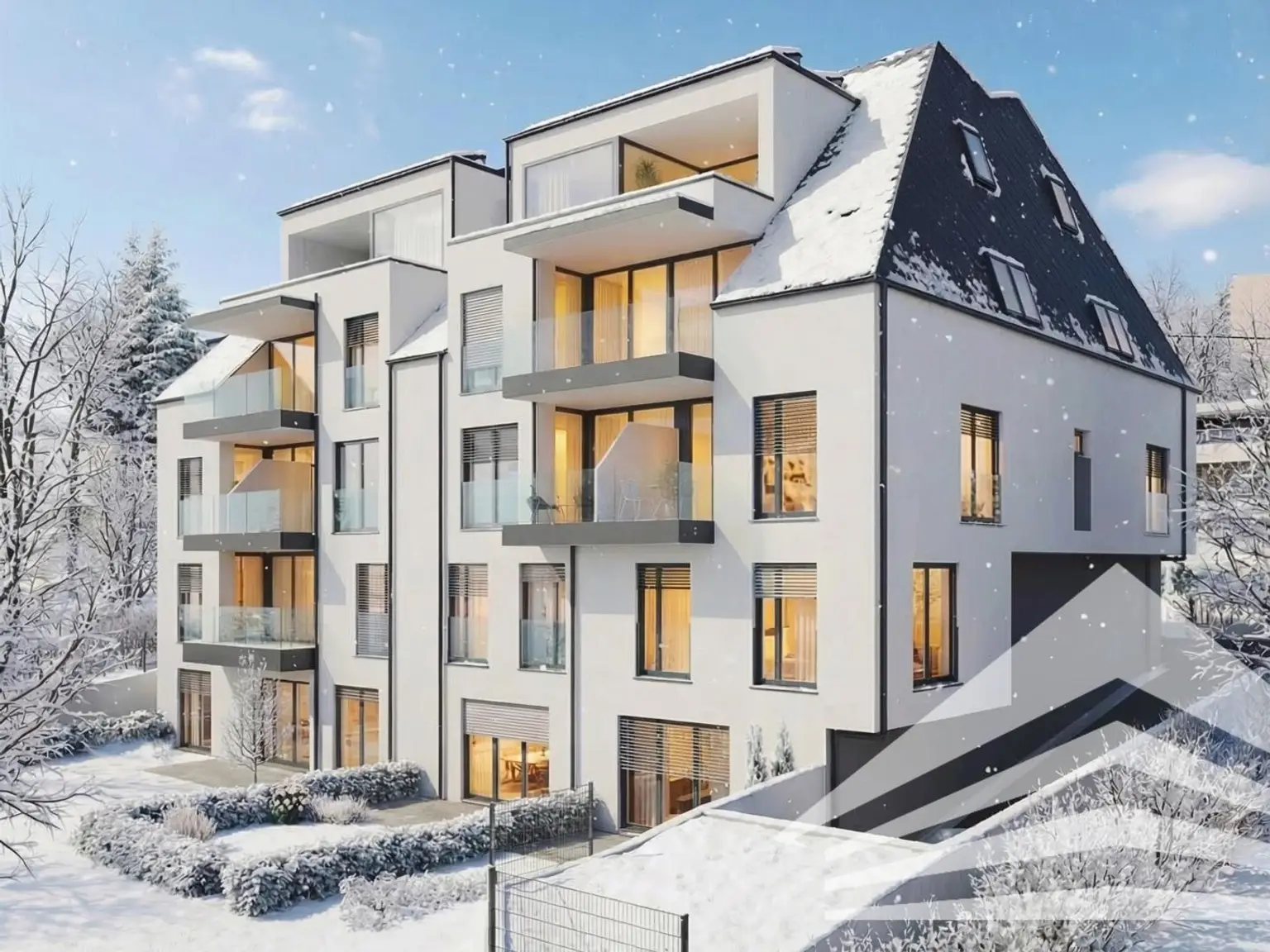 Außenvisualisierung Winter