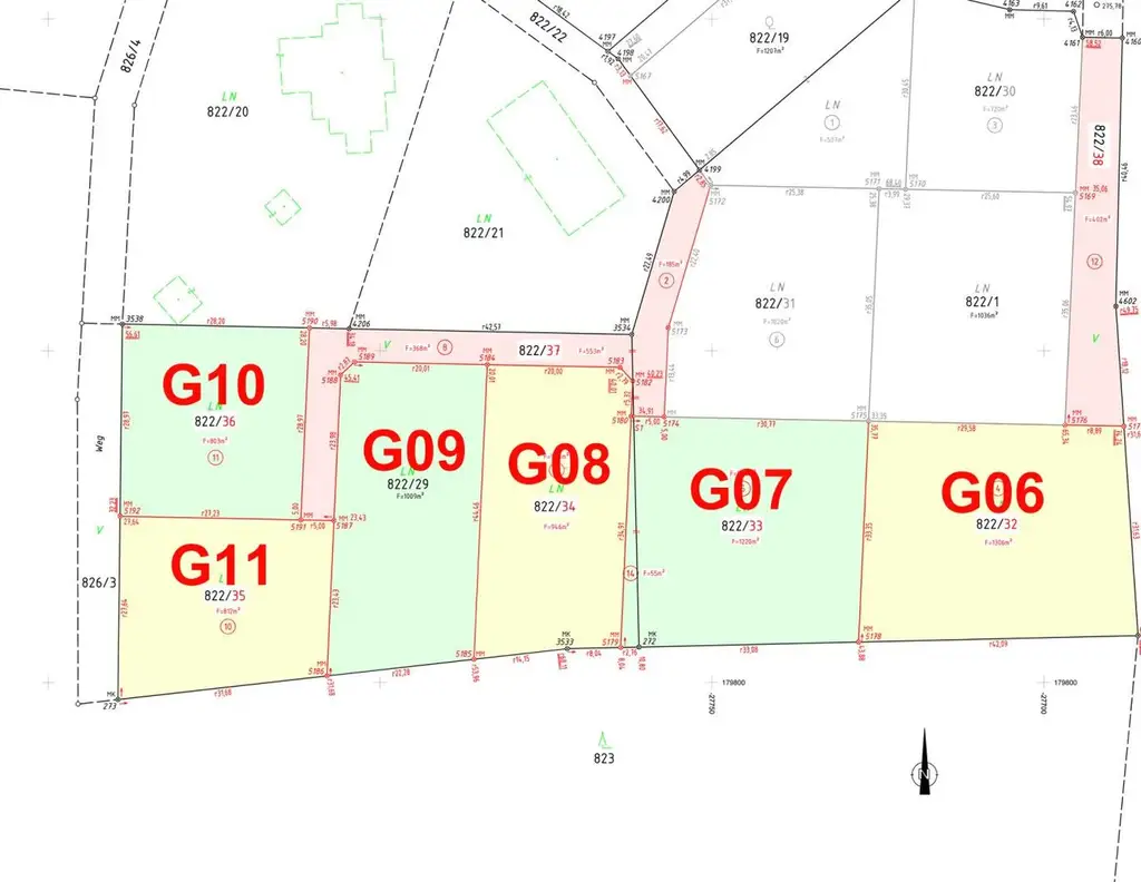 Baugrund G08 in ruhiger Aussichtslage, weitere Grundstücksgrößen verfügbar