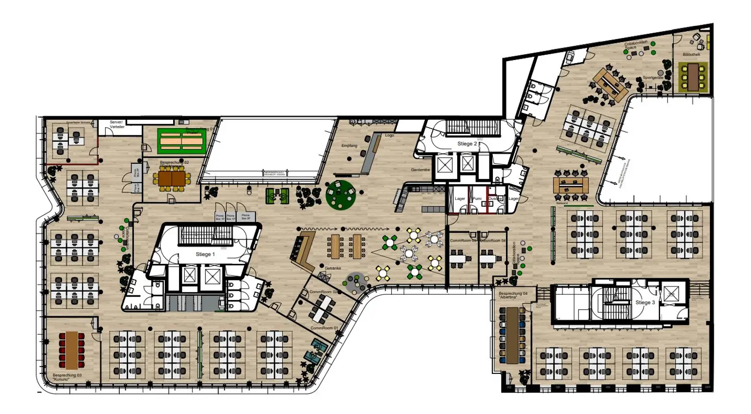 1010 Wien, Neutorgasse 4-8 3OG ca. 1430 m²