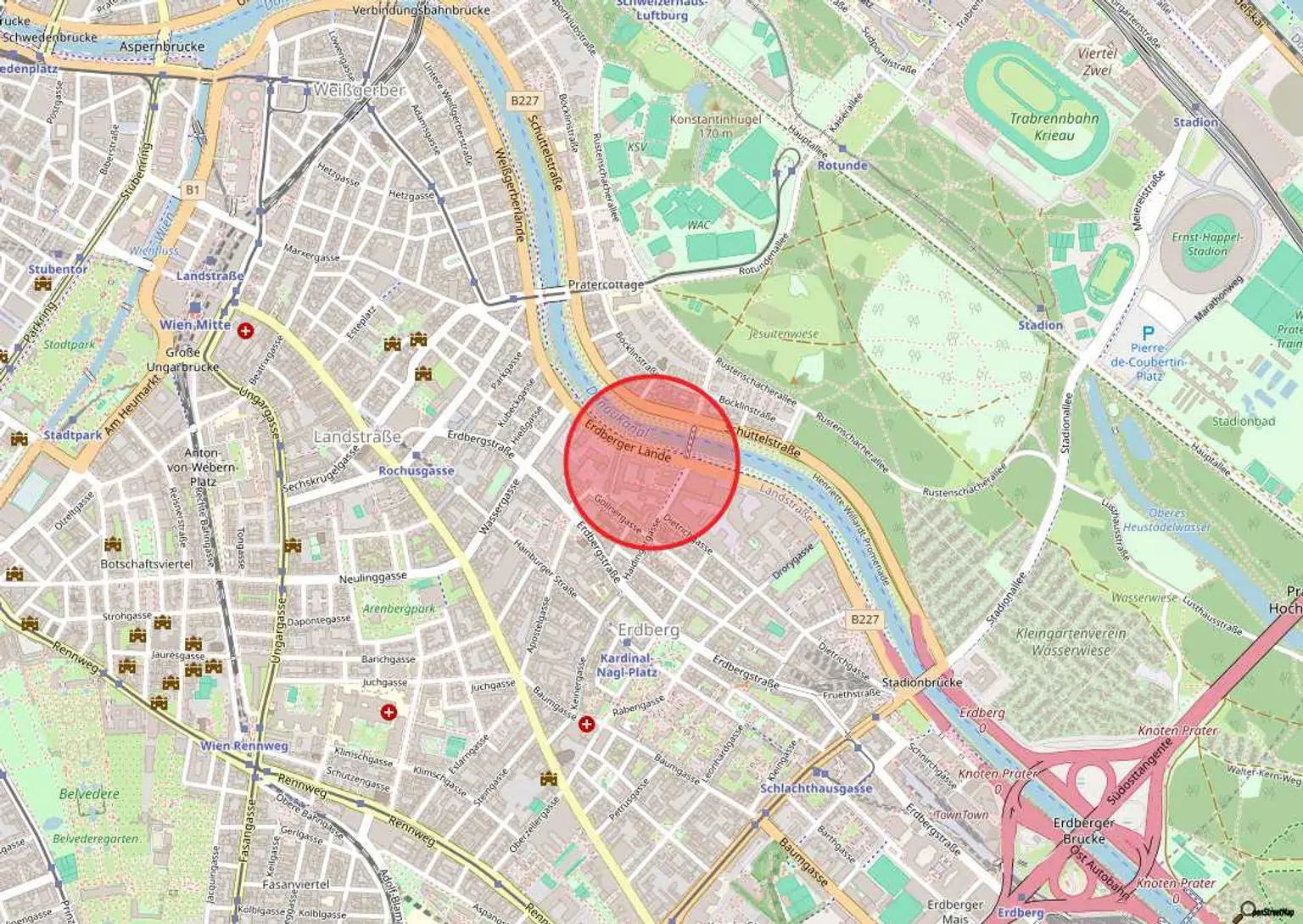 LAEND YARD - Donaukanal und Prater vor der Haustüre 
- bis 31.12.2027 vermietet