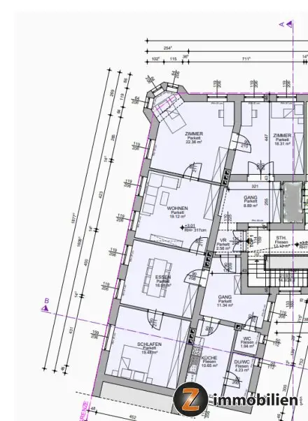 Oberwart Zentrum: Schöne Altbauwohnung!