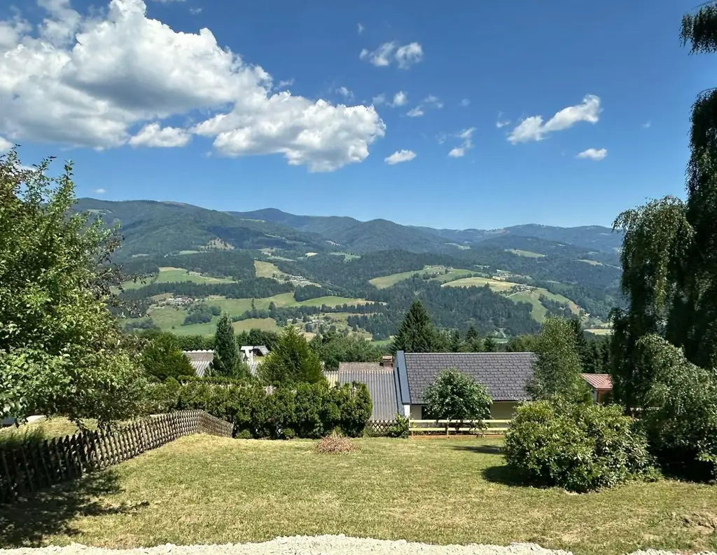 Traumhaftes Grundstück mit Panoramablick am Rainsberg, 9463 Weitenbach