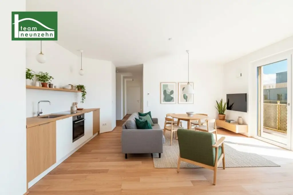 Hervorragende Raumaufteilungen im begehrte Niedrig-Energie-Standard – Grün – grüner – Hirschfeld