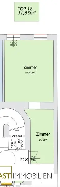 *Neu* Sanierungsbedürftige 1-Zimmer Altbauwohnung beim Clemens Hofbauer Park!