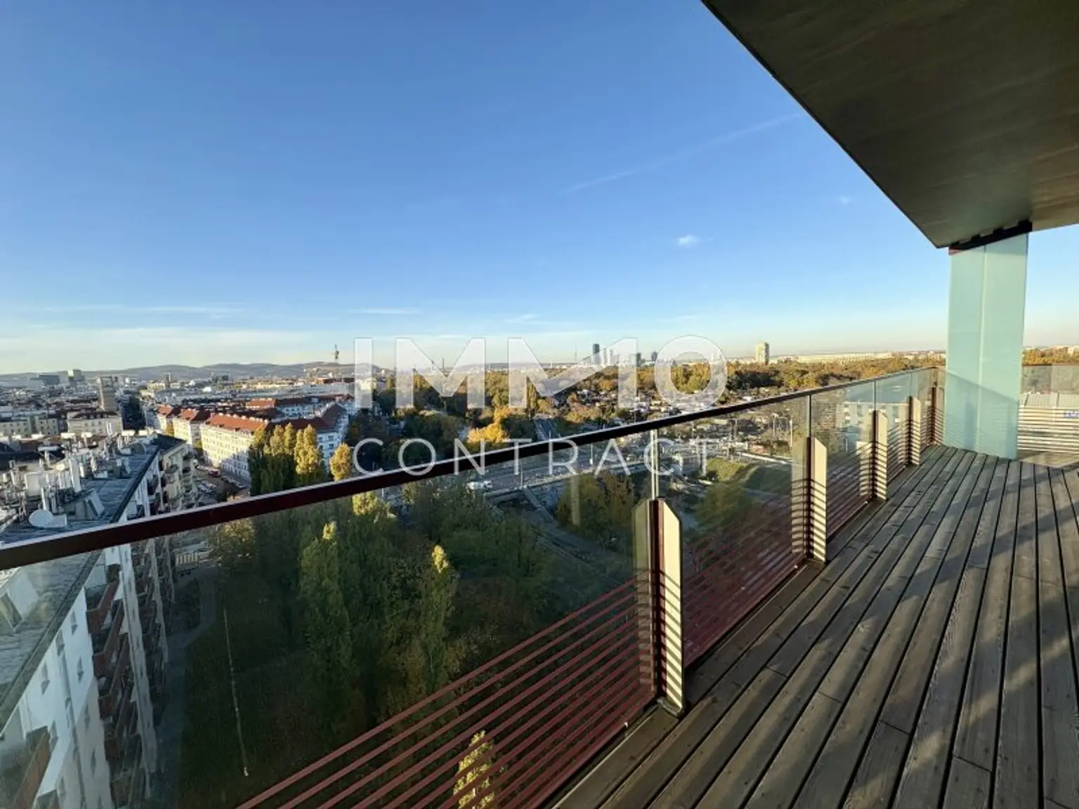 Balkon Richtung Donaukanal
