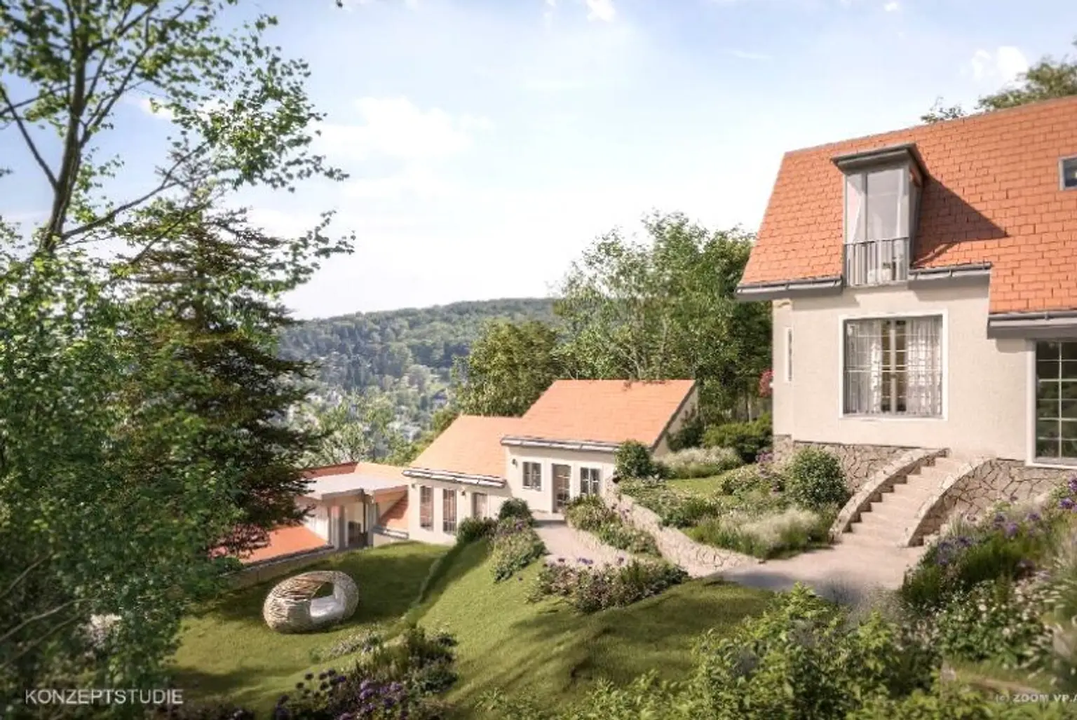 SÜDHANGLAGE AM WIENERWALD - baugenehmigtes Wohnprojekt mit traumhaftem Wienblick in der Zierleitengasse