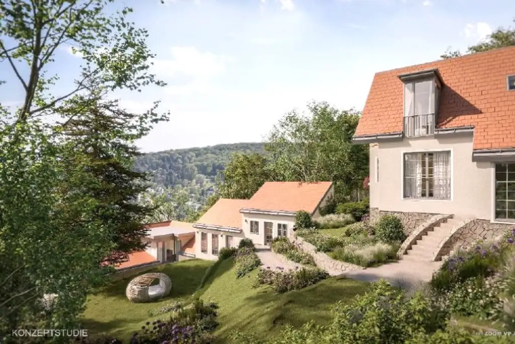 SÜDHANGLAGE AM WIENERWALD - baugenehmigtes Wohnprojekt mit traumhaftem Wienblick in der Zierleitengasse