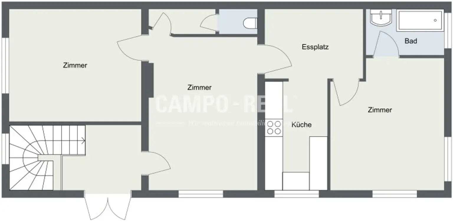 CAMPO REAL: Charmantes Stadthaus – Ihr Renovierungsprojekt mit Potential!