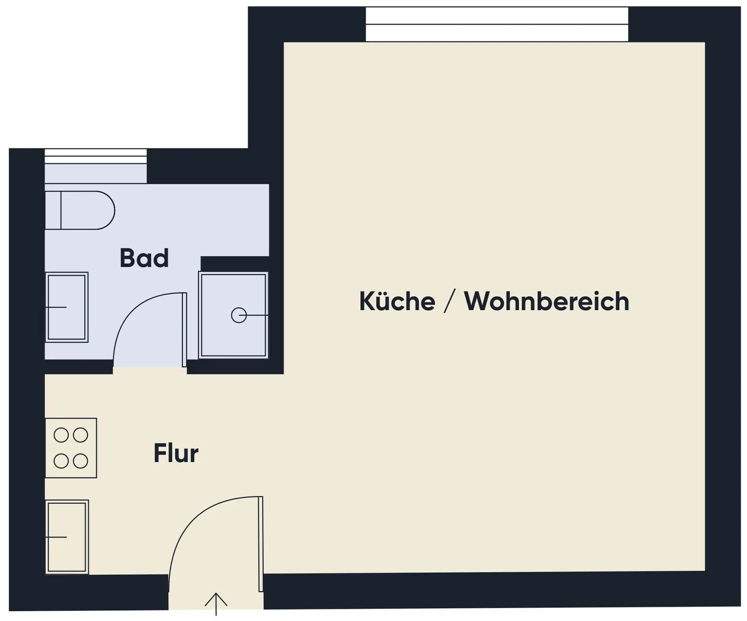 Grundrissplan ohne Maßstab