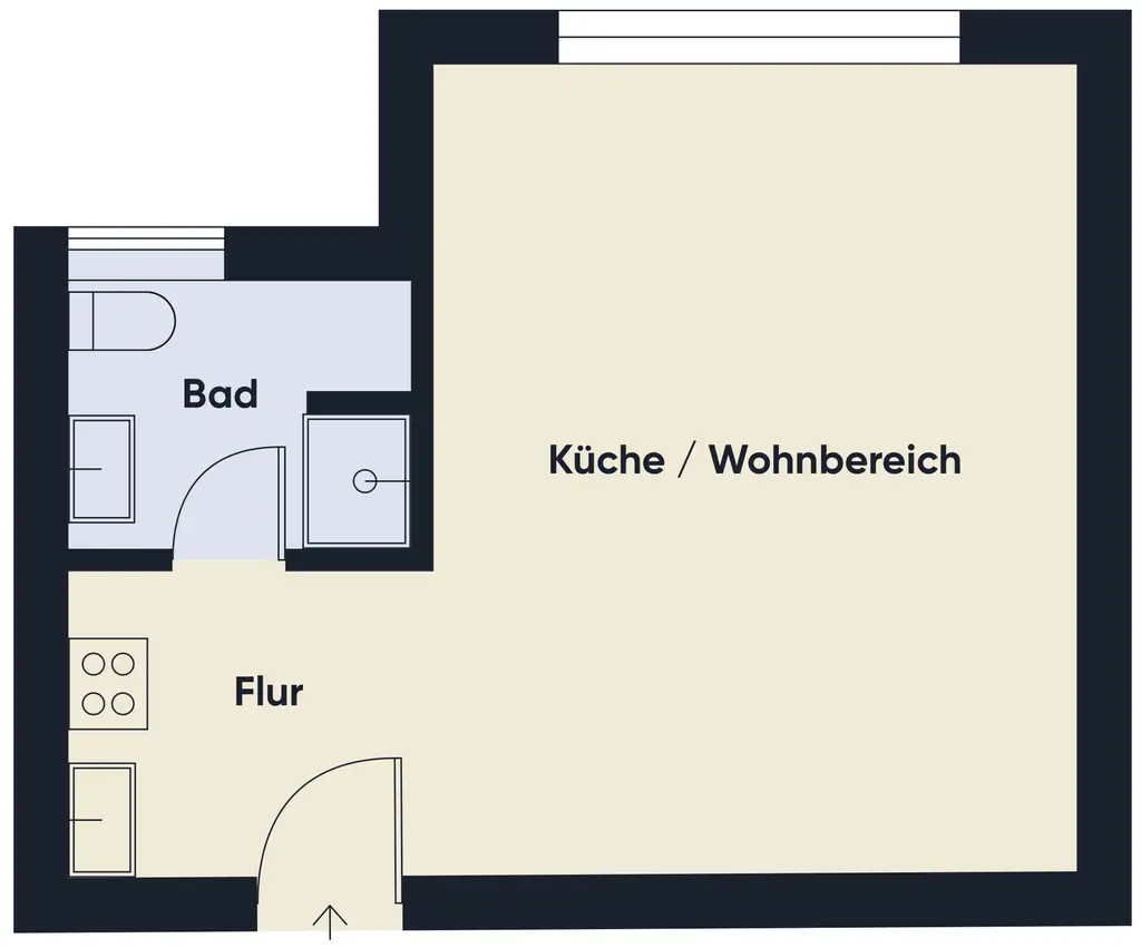 Grundrissplan ohne Maßstab