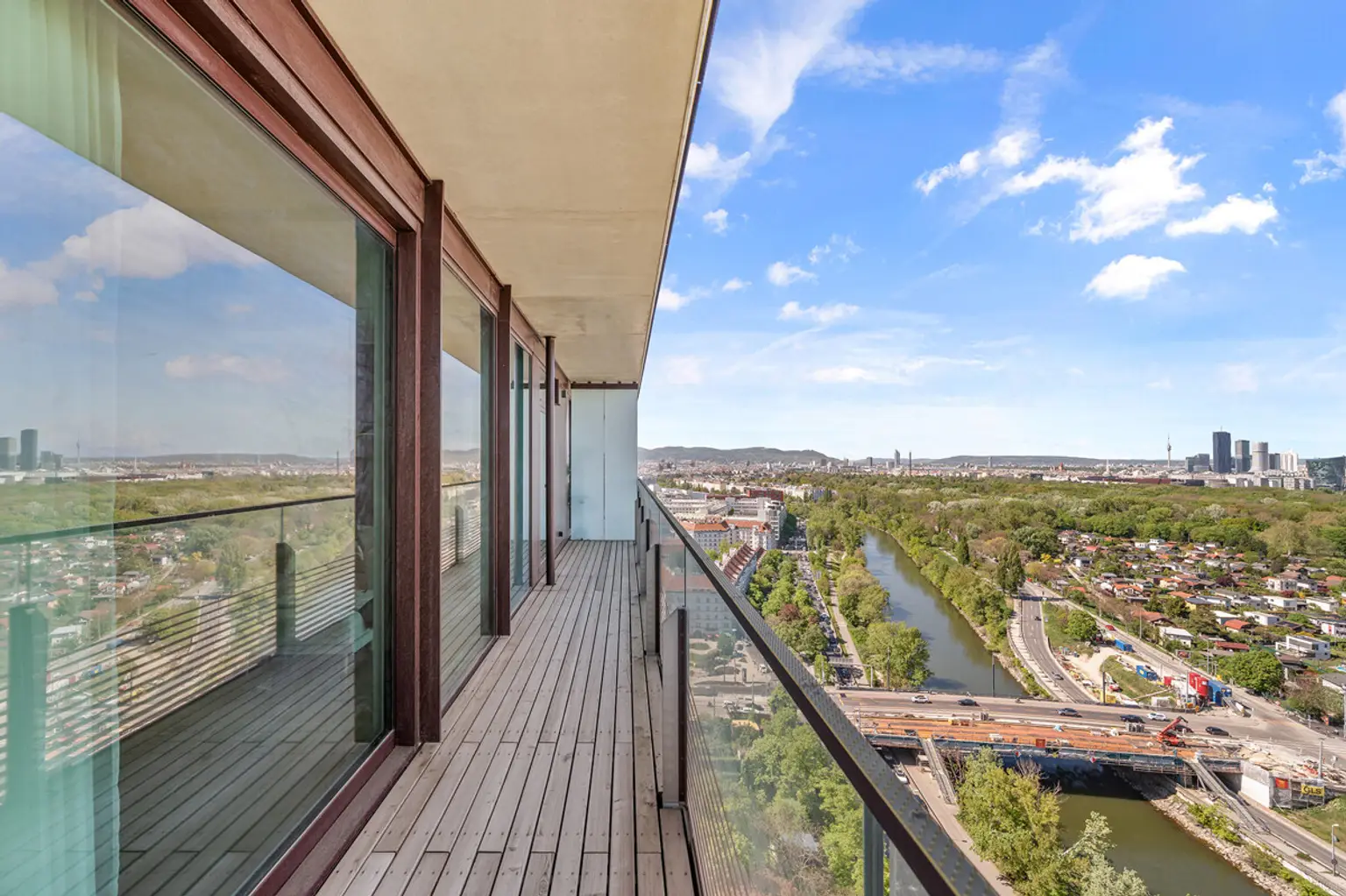 Balkon mit Aussicht