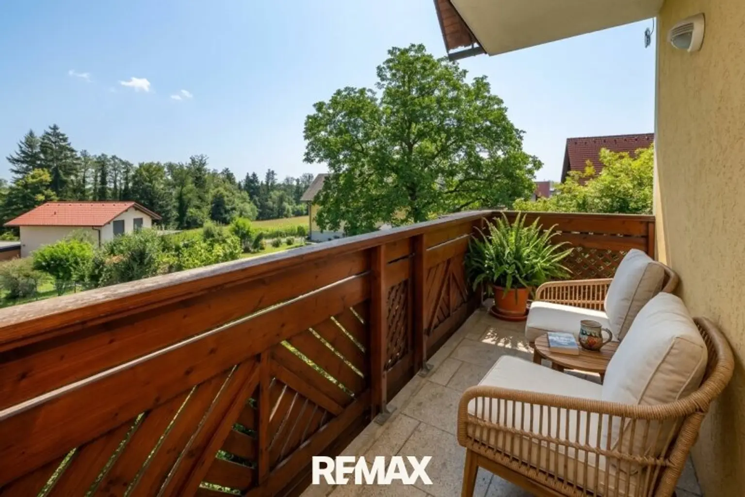 Gemütlicher Balkon - Einrichtungsbeispiel