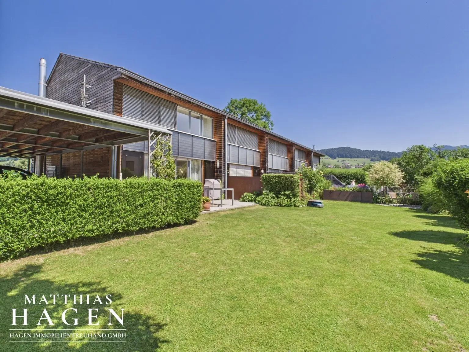 Familienfreundliches Eckreihenhaus mit großem Garten in idyllischer Lage in Lingenau
