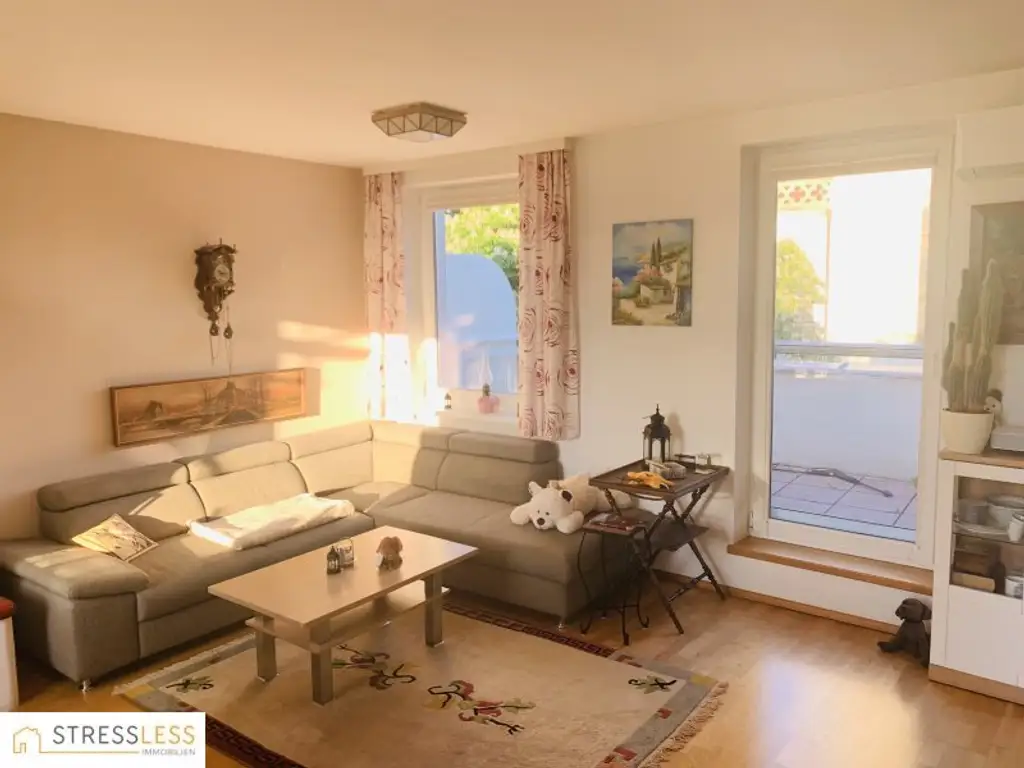 Exklusive 3-Zimmer Maisonette-Wohnung im Herzen von Korneuburg mit 2 Balkonen und imposanter Dachterrasse