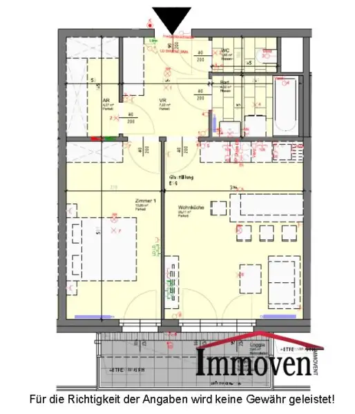 Zentrale Lage - 2-Zimmerwohnung mit Balkon!