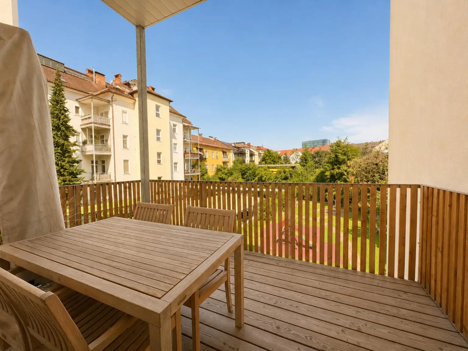 Ausblick von Terrasse