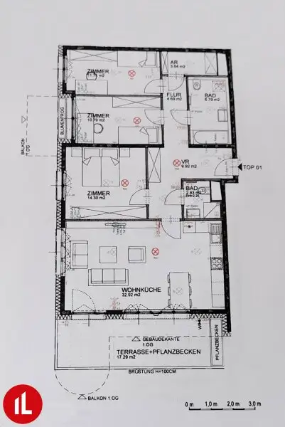 Großzügige 4 Zimmer-Eigentumswohnung mit Terrasse | direkt im Zentrum von Schwechat
