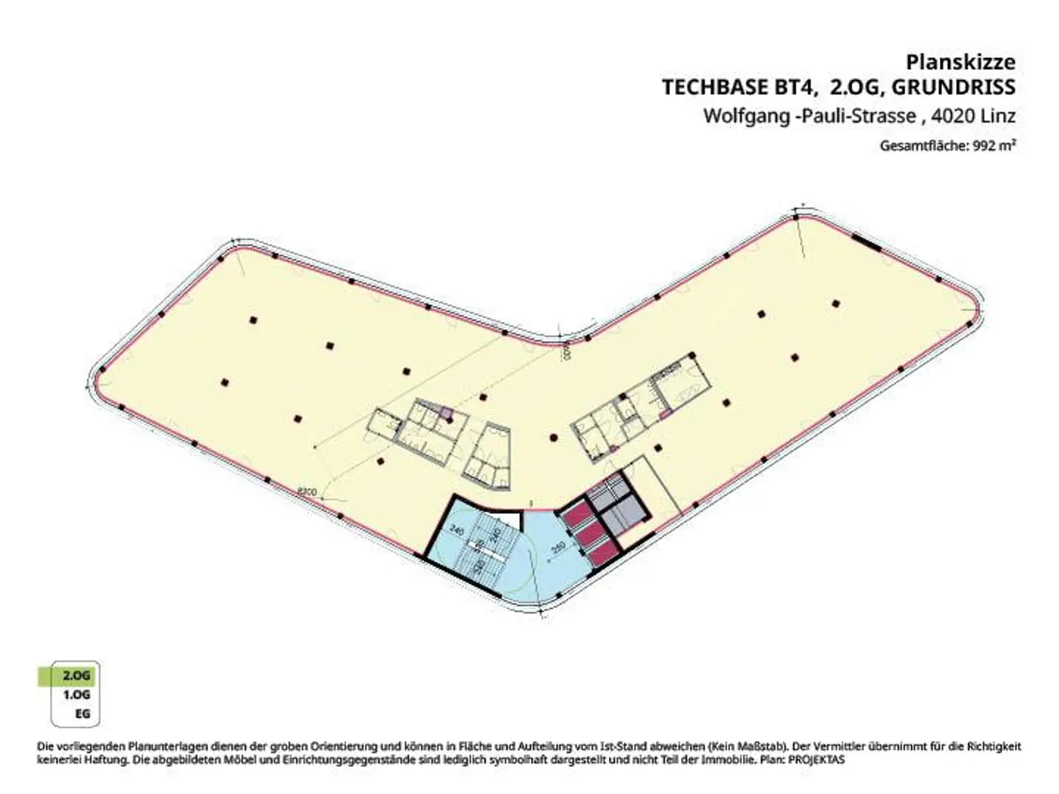 Büro mit 2000 M² in der Techbase Linz - Business Campus der Zukunft