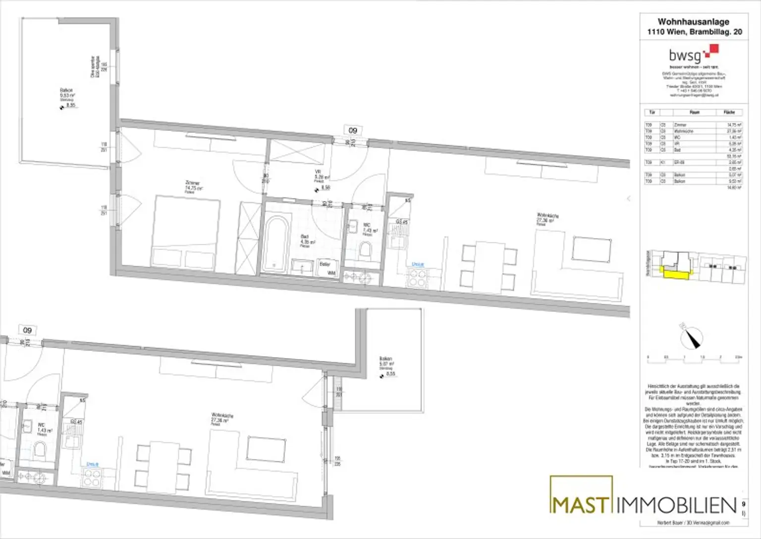 *Ruhelage* Provisionsfreie 2-Zimmer Wohnung mit 2 Balkonen