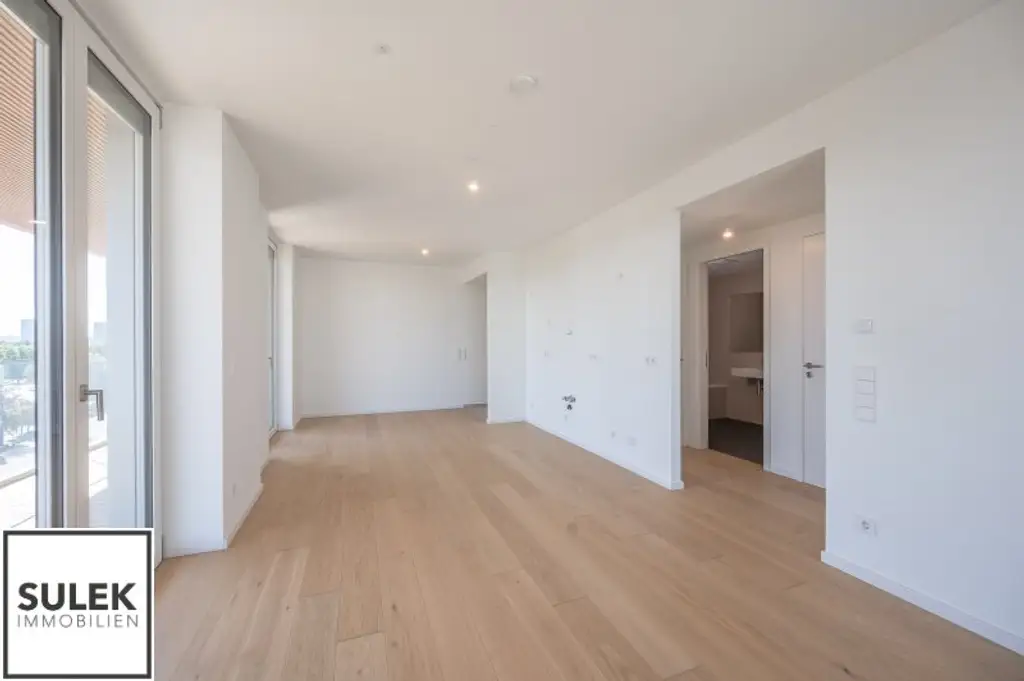 Exklusive 2 Zimmer Erstbezugswohnung inkl. Balkon, Poolnutzung, Fitnessraum & vielen Extras - Projekt Grünblick an der U2!