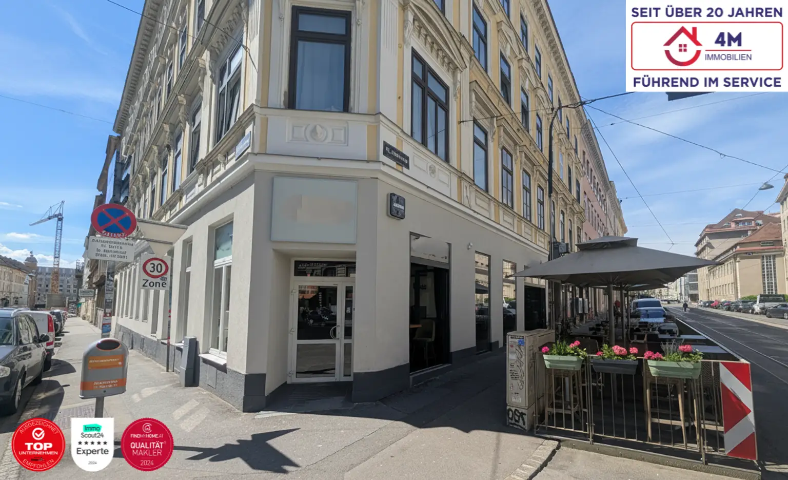 Frontansicht Lokal