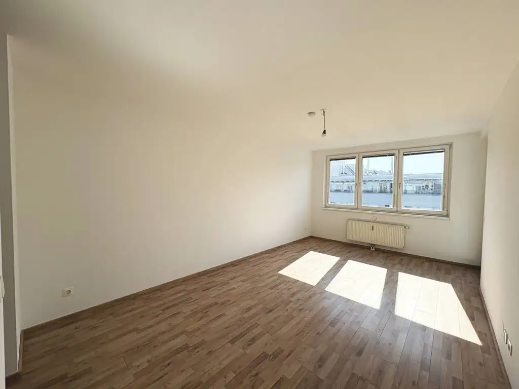 Gefördert und unbefristet - 2 Zimmer Loggiawohnung - 
Nähe Donau und U2 - FINANZIERUNGSBEITRAG