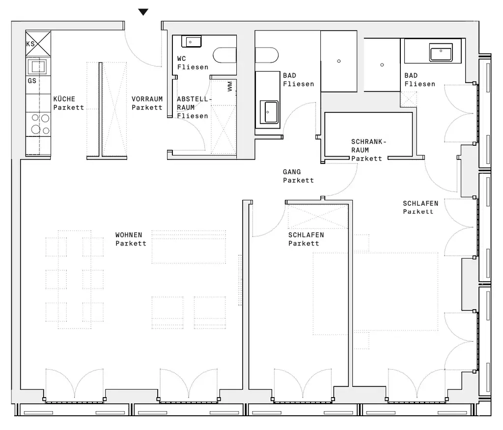 DC-FLATS: High-End-Apartment bei der UNO-City!! ERSTBEZUG!!