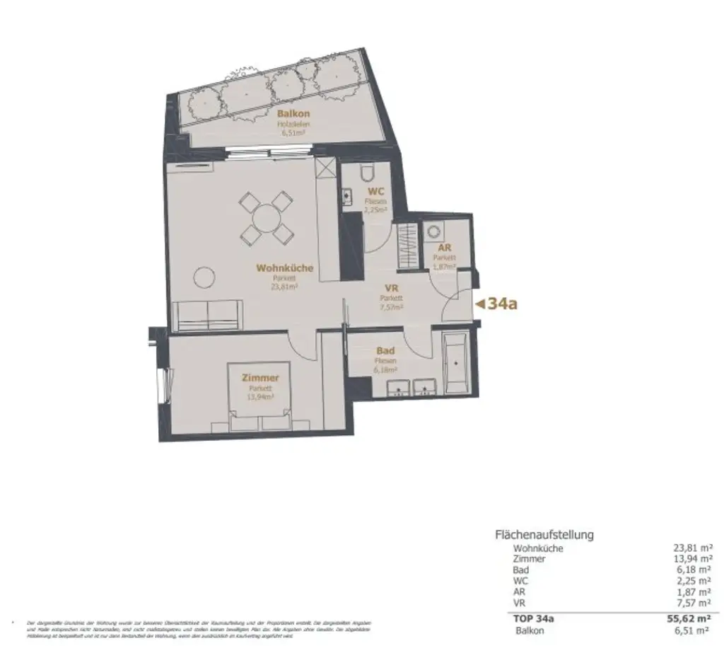 Moderne Dachgeschoss-Wohnung mit Freifläche! 2 Zimmer! Nähe U4 Pilgramgasse!